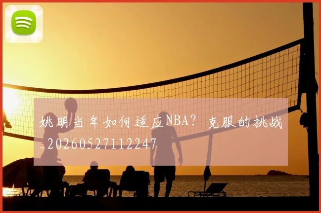 姚明当年如何适应NBA？克服的挑战_20260527112247
